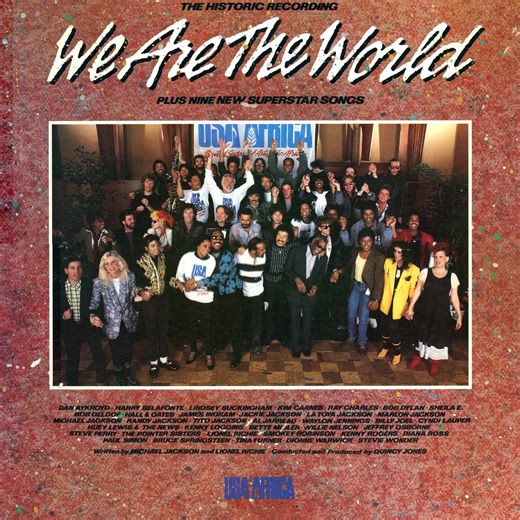 1985: USA For Africa gehen mit „We Are The World“ auf die 1
