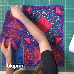 65K views · 1.3K reactions | Angela demonstrates the no-waste flying geese method while making a stunning multidimensional quilt for the most "quilt-worthy" person in her life . AND she shares her Top 3 tips for quilting big quilts on a small machine. Watch the full episode here: https://youtu.be/jnUHUD6ZXQ4 | Midnight Quilt Show | Facebook