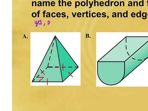 11.4 Three-Dimensional Figures