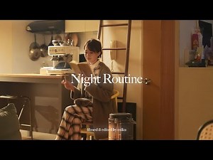 [ Night Routine ] 5pm to 10pm. How to go to bed early and wake up early to develop healthy habits🌙