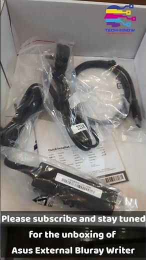 Asus Turbo Blu-ray Writer | Please subcribe and stay tuned for video | #thetechknowbeta