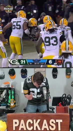 Packers Intercept Caleb Williams for a 2nd Time #nfl