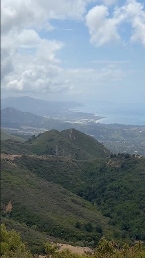 Hiking to Montecito Peak near Santa Barbara Ca.