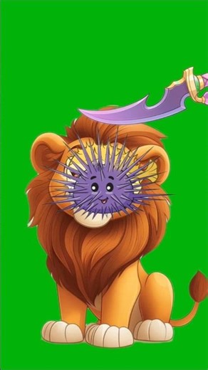 Cute Cartoon Lion Cu