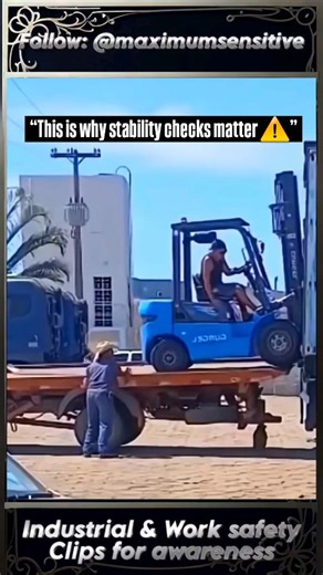 Gino Spolder | Sometimes, one small mistake at the loading area can turn into a serious situation—always secure both the truck and forklift before moving.... | Instagram