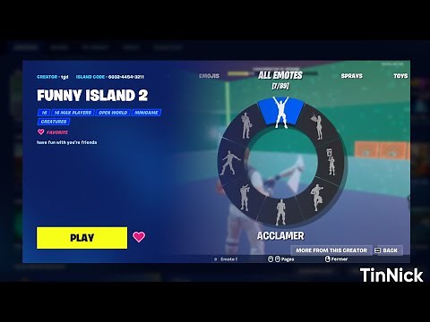 How To Get EVERY EMOTE in Fortnite Creative Map Code! (Free Emotes)