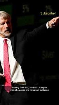 Saylor EXPOSED? Billionaire CEO Called "Conman" Over 660K BTC Stash! What You NEED to Know NOW!