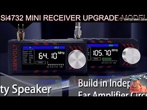 Upgraded Version AMNVOLT ATS MINI PRO SI4732 DSP Radio, Pocket Receiver, FM AM MW SW SSB, V1.01