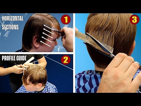 How To Cut Mens Hair With Scissors | Basic Tutorial