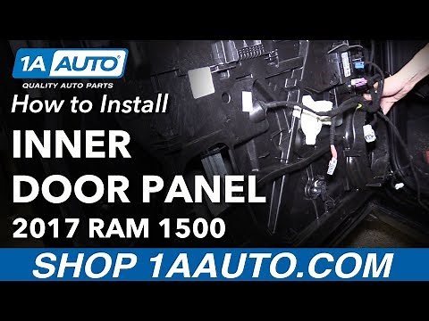 How to Remove Front Inner Door Panel 09-18 Ram 1500