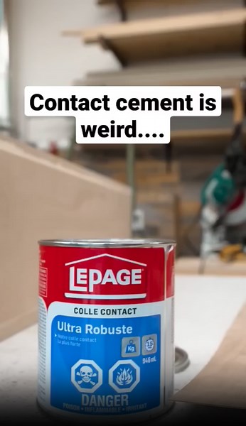 Contact Cement is weird....