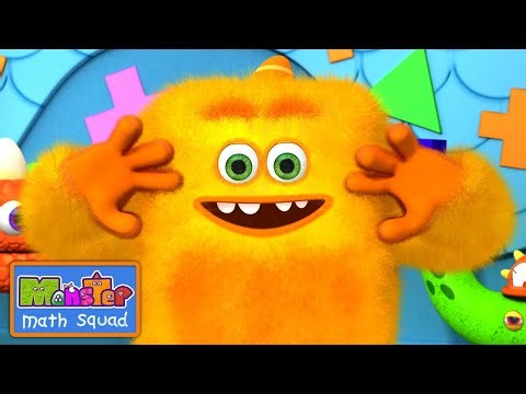 The Bad Mood Monster Needs Help | Fun With Numbers | Monster Math Squad - WildBrain