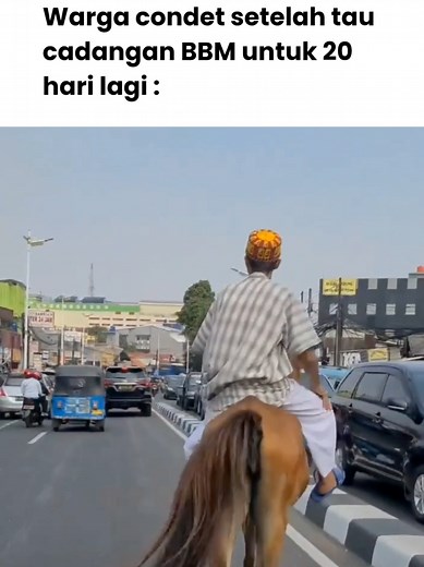 Warga Condet Persiapkan Naik Kuda