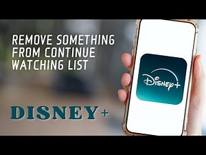 How to Remove Something From Continue Watching on Disney+ (Disney Plus, 2024)