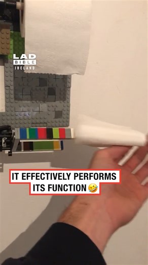 1.5M views · 10K reactions | Upgrading the bathroom with LEGO! 炙藍 | LADbible Ireland | Facebook