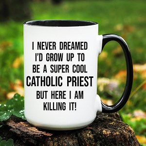 Catholic Priest Mug, Catholic Priest Gift, Catholic Priest Cup, Gifts for Catholic Priest - Etsy