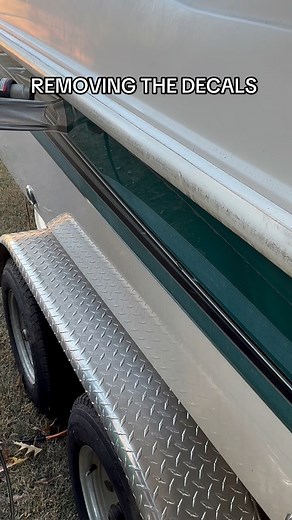 7.1K views · 40 shares | Removing the old decals and restoring the gel coat. This one is going to be a nice transformation. #boat #fypシ #detail #speedboat #detailing #mobiledetailing #BoatLife #decals #viral #reels #lake | Watercraft Detail, LLC | Facebook