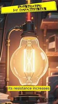 INVESTIGATING I-V CHARACTERISTICS