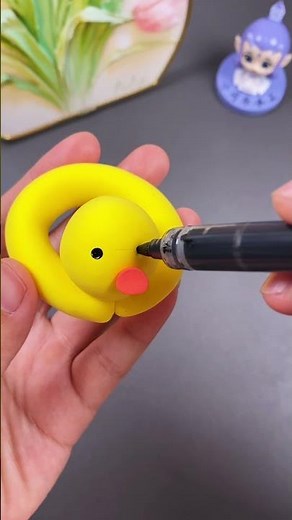 Duck swimming ring #clay tutorial #clay #superlight clay#ULTRA LIGHT CLAY HANDMADE