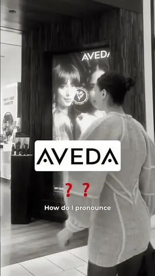 How to pronounce Aveda brand name correctly