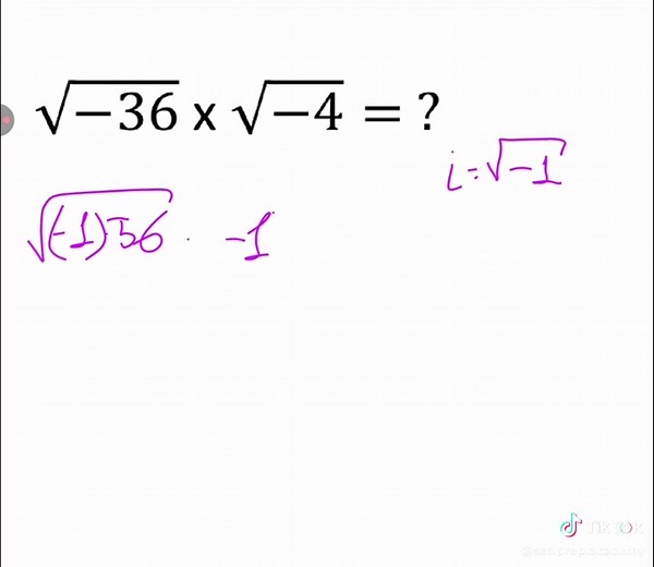 If you said 12, you fell for the trap! 😬 “This is NOT just square roots… it’s complex numbers! 🧠” “Comment the correct answer using i — and tag a friend who needs this 👇” ⸻ 🏷️ Topic: Imaginary Numbers / Roots / Traps #satmath #complexnumbers #imaginarynumbers #mathtrap #mathchallenge #studytok #algebratricks
