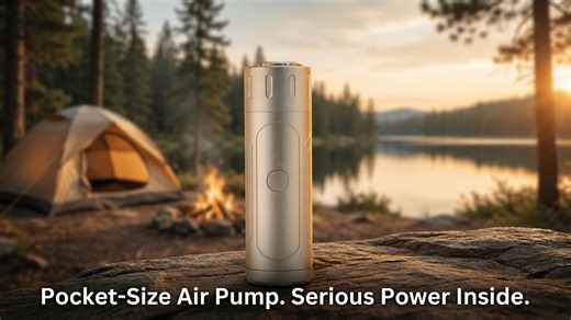AERIX ONE 2-in-1 Ultra-Compact Pocket Fan Air Pump