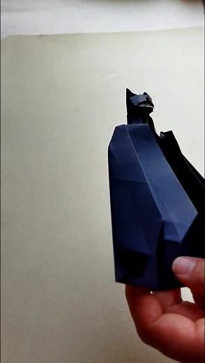 Responder a @rickorigami cómo hacer a Batman Parte 4? #batman #origami #papiroflexia #diy #paper #papel #aprendeentiktok