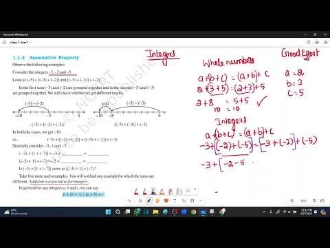 Class7 Integers|| Introduction part 4 || New NCERT|| Associative Property of Integers- in Tamil