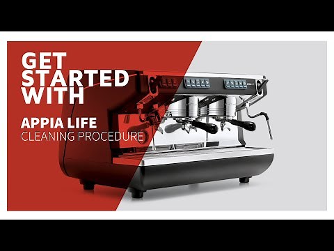 How to clean Appia Life standard coffee machine | Nuova Simonelli