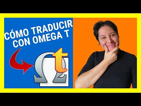 😲Cómo TRADUCIR con OMEGA T (*NO TE LO PIERDAS)