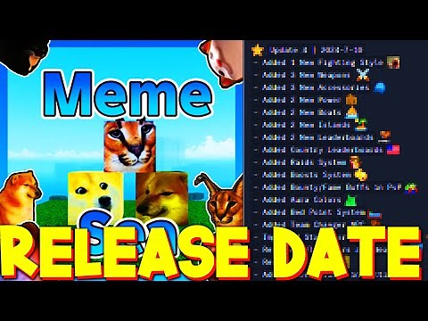 MEME SEA UPDATE 5! RELEASE DATE & MORE