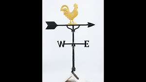 Rooster Weathervane, Chicken Weathervane, Rooster Decor, Roof Mount Included (4 to Choose From) - Etsy