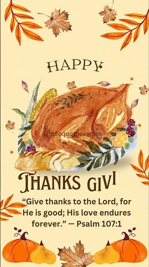 ✨ Bible Verse of the Day | Thanksgiving Blessings ✝️🌾#Thanksgiving #BibleVerse