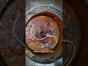 Repair the crashed tool turret then re-install it on the CNC lathe machine