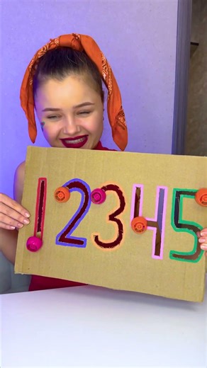 Playful Number Adventures Await! 🎉🔢 #DIY #Kids #Game