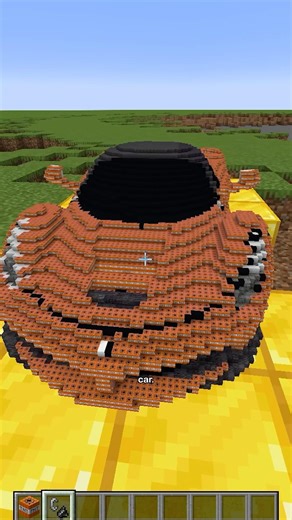 CAR vs TNT in Minecraft