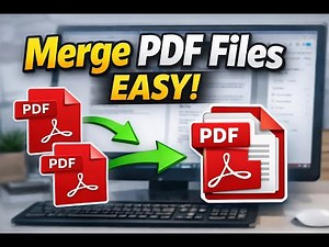 How to Merge PDF files - EASY WAY - Full Guide