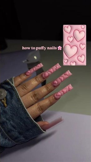 How to Do Puffy Nails 💭 Easy Bubble Nail Tutorial