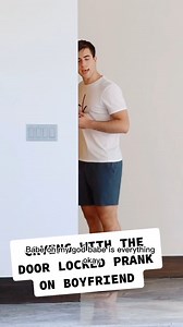 16K views · 42 reactions | Locked door prank to boyfriend #prank #prankster #jokes #couple #funny #reels | Adi Fishman | Facebook