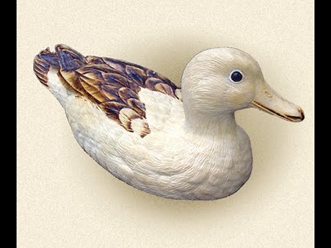Woodcarving techniques with Foredom Power Tools - including a Mallard Drake Duck