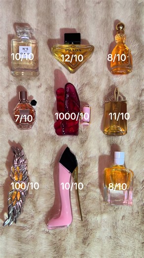 My perfume collection ✨ - Chanel n 5 @chanel.beauty - Prada Paradoxe @pradabeauty - Jimmy Choo I want Choo @Jimmy Choo - Viktor&Rolf Flowerbomb @Viktor&Rolf Fragrances - La bomba Carolina Herrera @Carolina Herrera - Mugler Alien goddess @Mugler - Zadig&Voltaire Zadig @Zadig&Voltaire - Carolina Herrera good girl blush - HERMÉS jour d'hermes @Hermès #perfumecollection #perfumetiktok #perfume #fragrancetiktok #fragrance