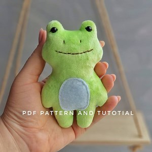 5" Plush Frog Sewing Pattern: Easy DIY Plushie (PDF Pattern) - Etsy