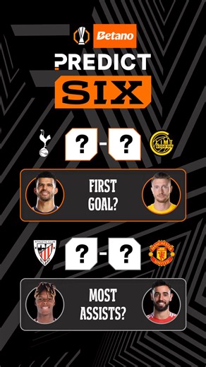 🔮 Who will win? Who will score first? Put your prediction skills to the test ➡️ https://gaming.uefa.com/en/uelpredictorBetano Portugal | #UELpredictsix | #UEL | UEFA Europa League