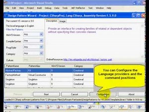 Visual studio design patterns add-in