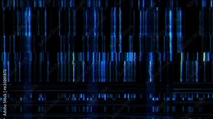 Digital pixel Noise Glitch effect Distortion Abstract Animation Pixel Error Video Damage. Visual video background effects stripes, tv screen noise glitch. transition effect. Distortion and Flickering,