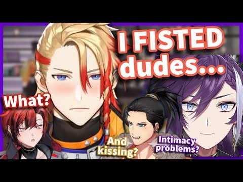 Axel won’t KISS guys, but WILL FIST THEM! 💀