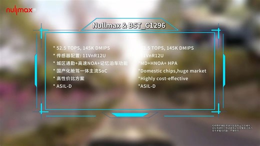 Nullmax舱驾一体方案- BST C1296