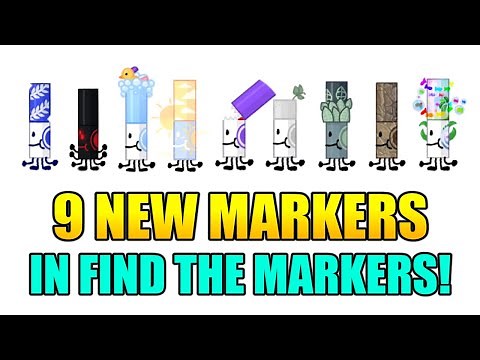 FIND THE MARKERS *How to get 9 NEW Marker Locations + Badges* (186) | Roblox