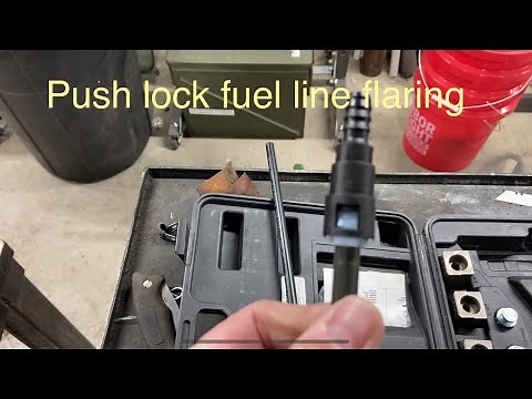 Fuel Line Flaring. GM and Push lock flaring for hard line.