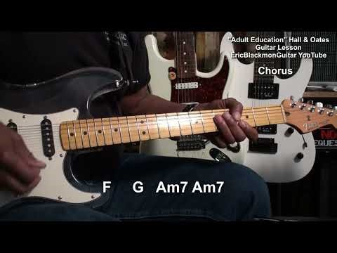 ADULT EDUCATION Daryl Hall & John Oates Guitar Lesson ‪@EricBlackmonGuitar‬